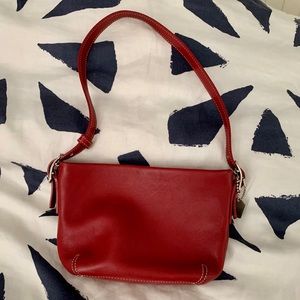 Coach Red Leather Purse